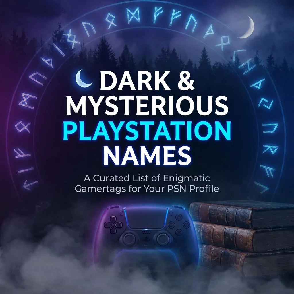 🌙 Dark & Mysterious PlayStation Names
