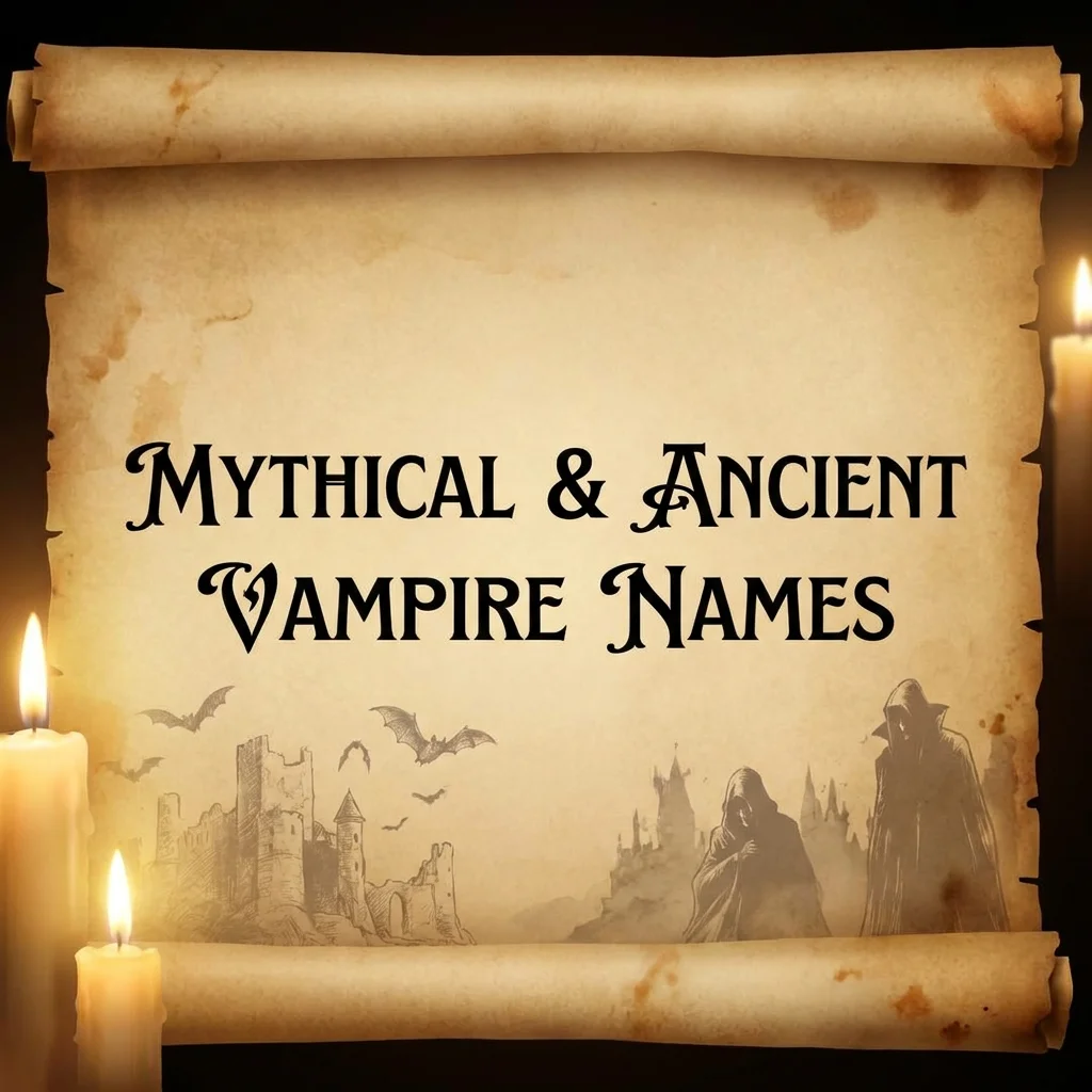📜 Mythical & Ancient Vampire Names📜 Mythical & Ancient Vampire Names