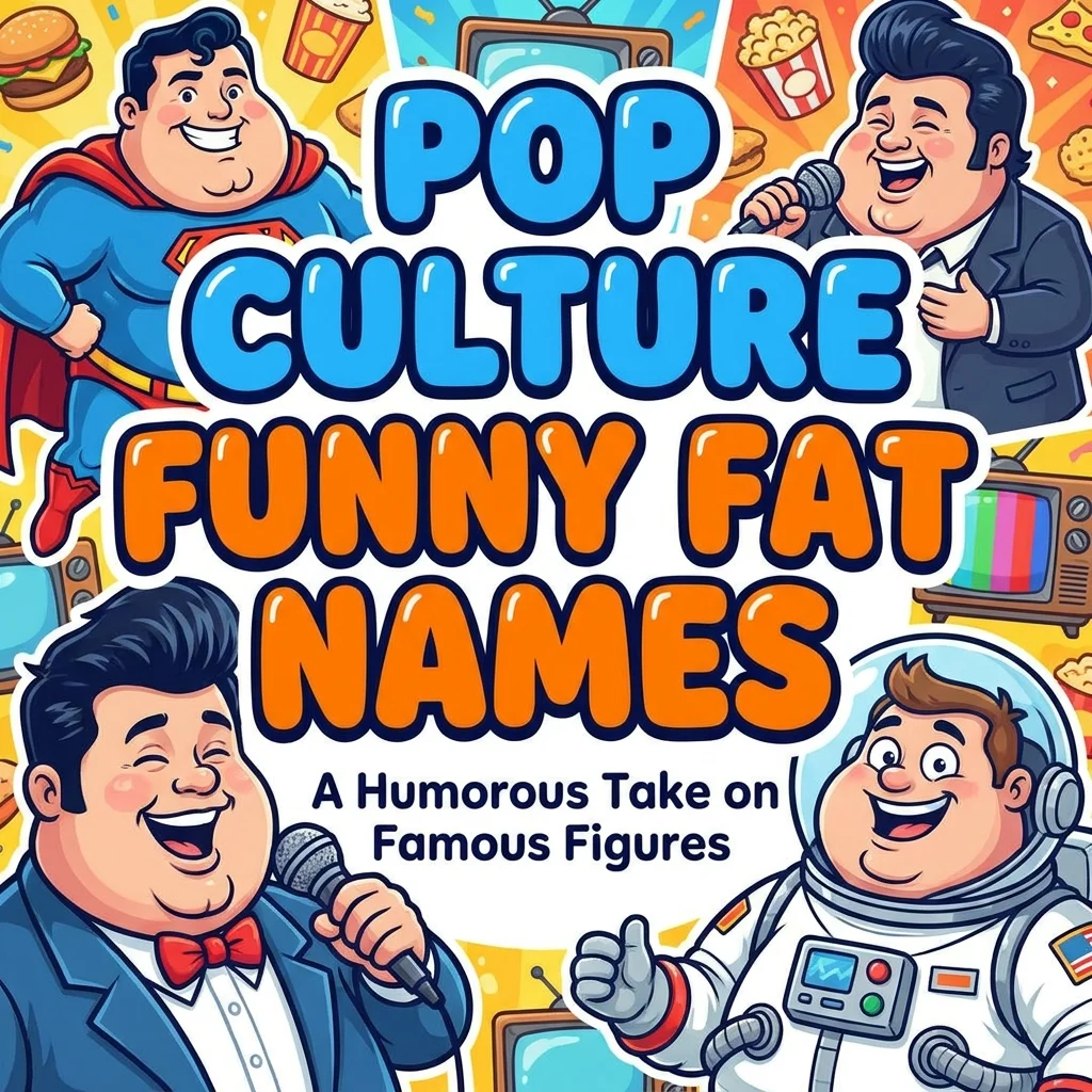 🤣 Pop Culture Funny Fat Names