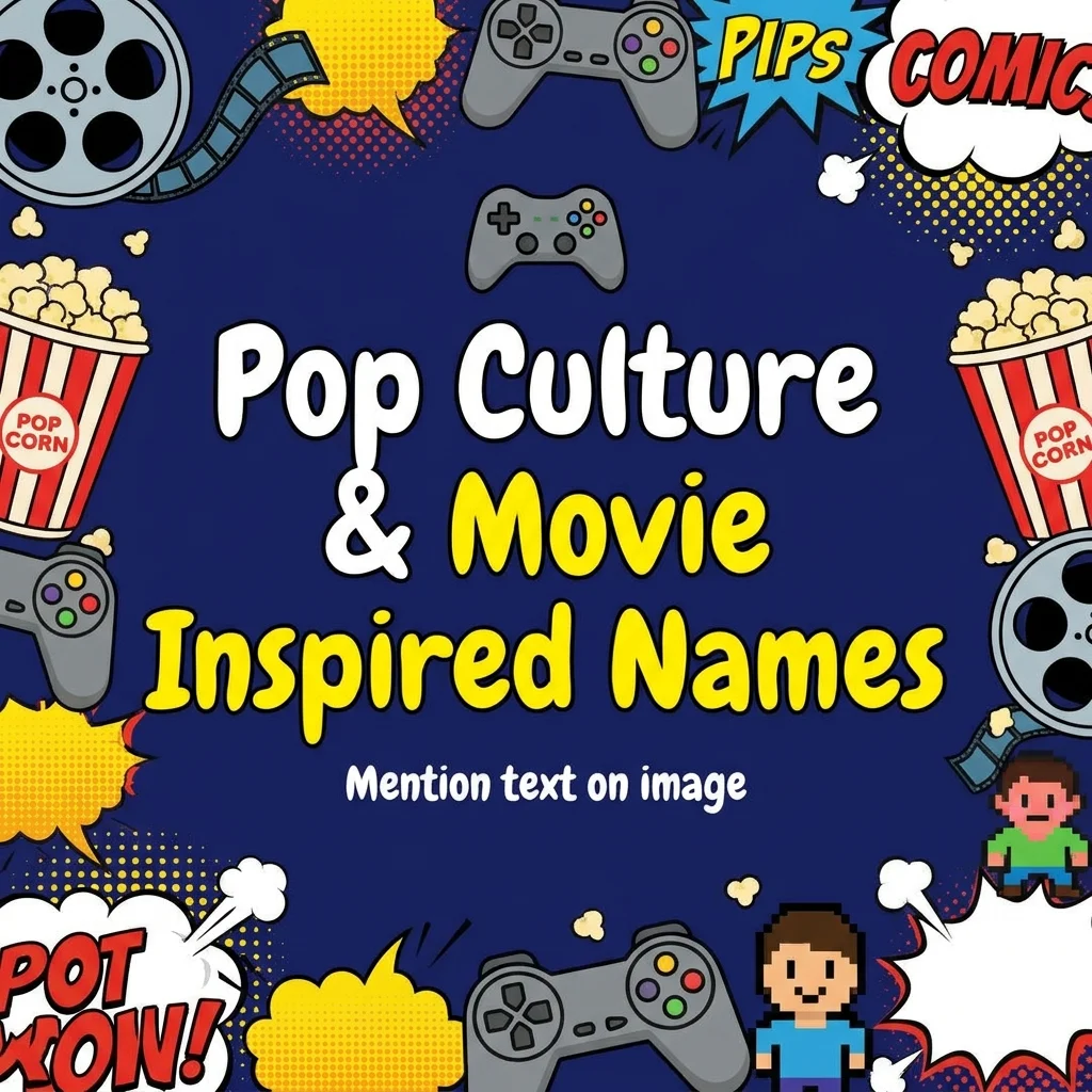 🎮 Pop Culture & Movie Inspired Names