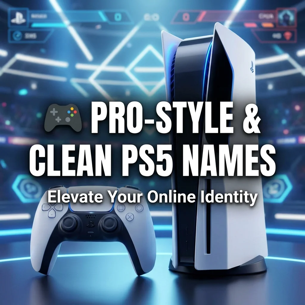 ๐ฎ Pro-Style & Clean PS5 Names