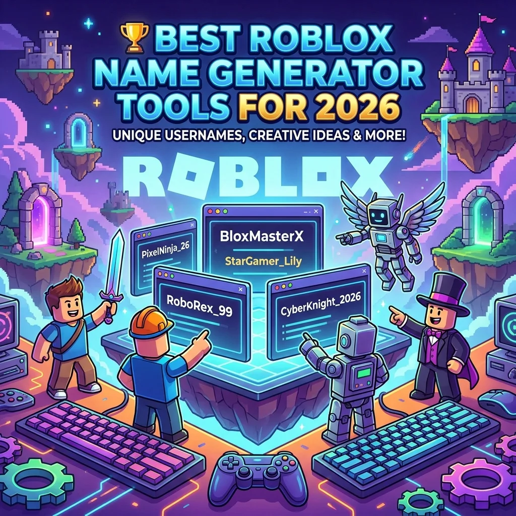 🏆 Best Roblox Name Generator Tools for 2026