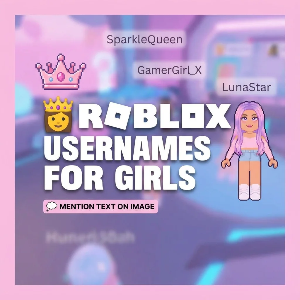 👸 Roblox Usernames for Girls
