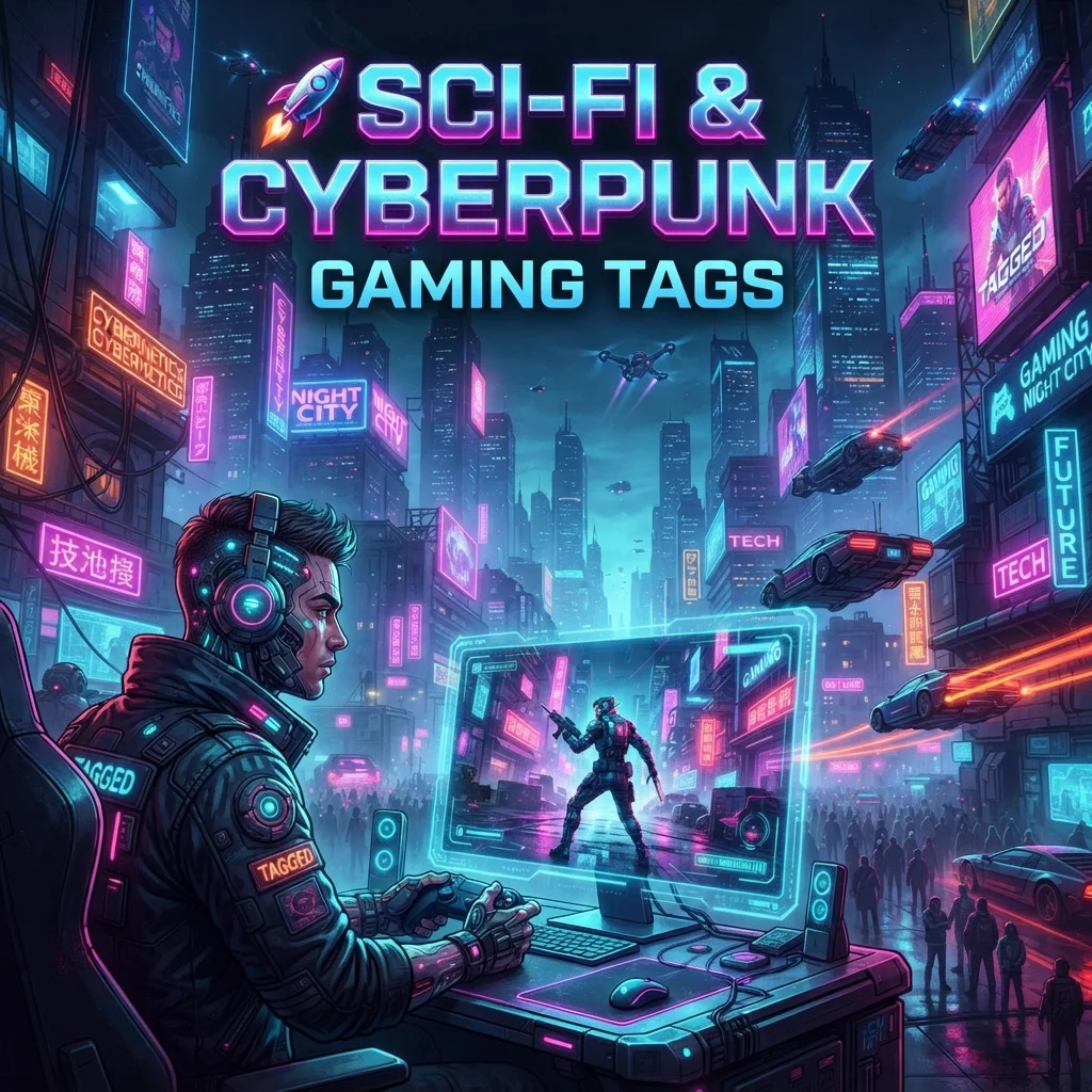 🚀 Sci-Fi & Cyberpunk Gaming Tags