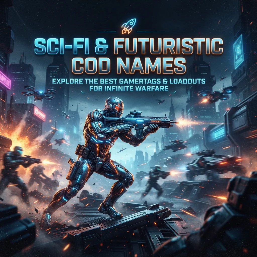 🚀 Sci-Fi & Futuristic COD Names
