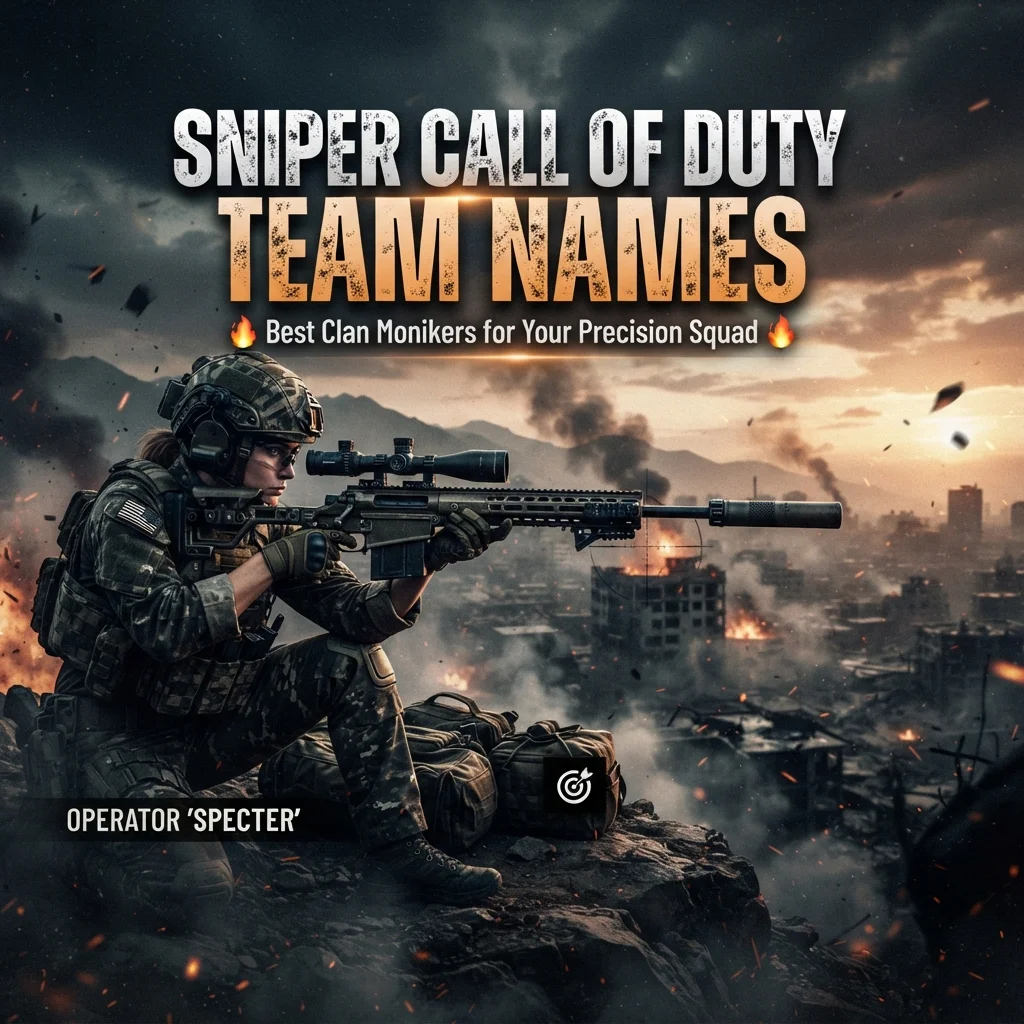 Sniper Call of Duty Team Names ๐ฏ