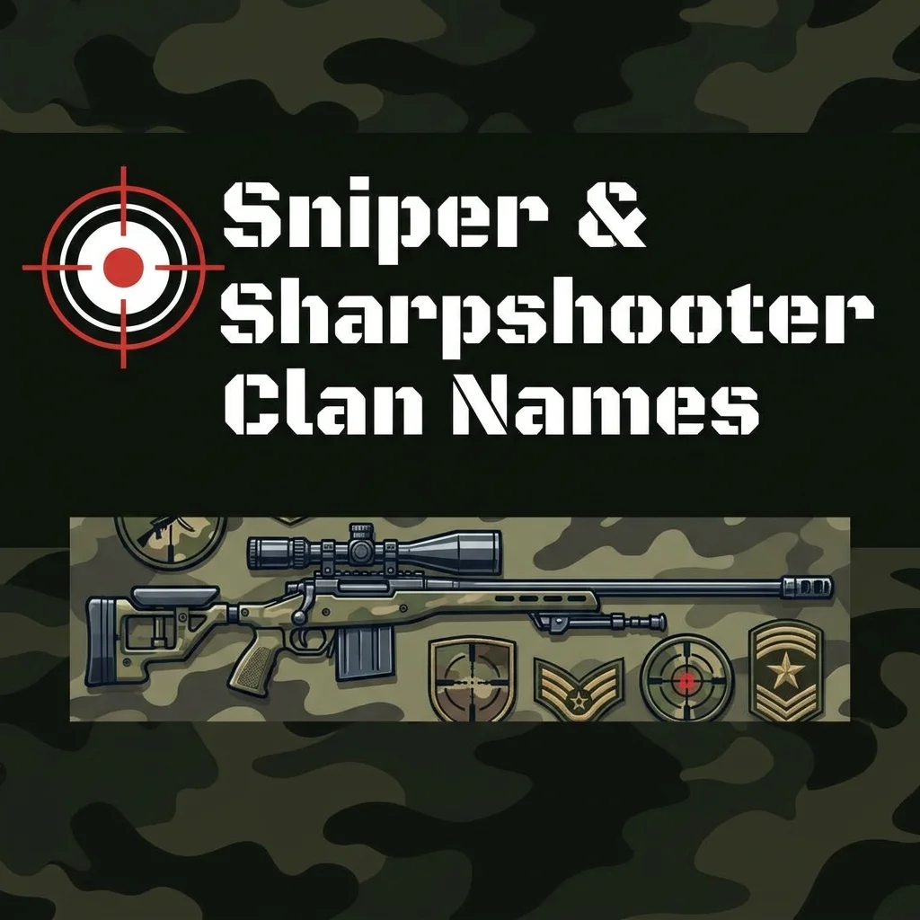 🎯 Sniper & Sharpshooter Clan Names