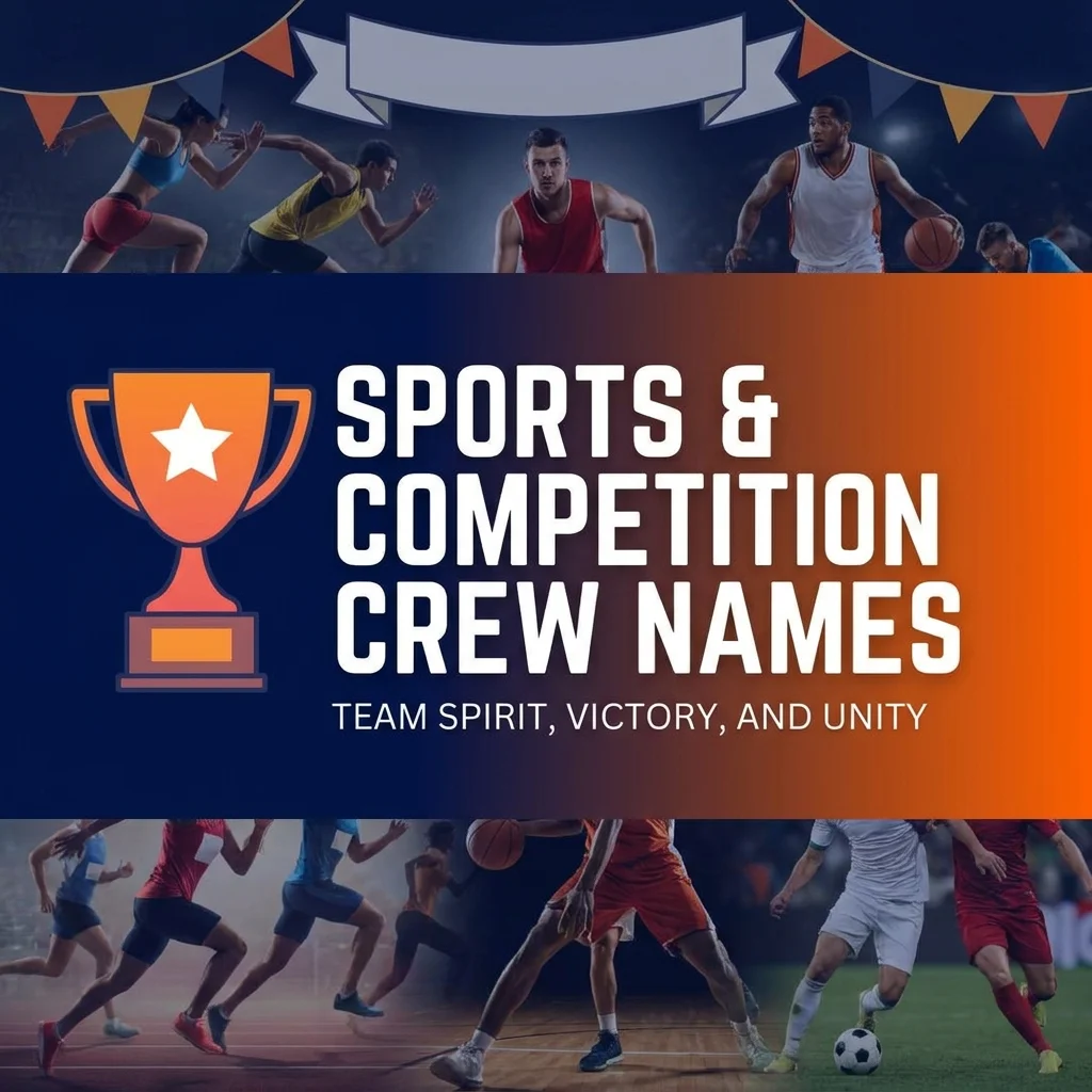 🏆 Sports & Competition Crew Names