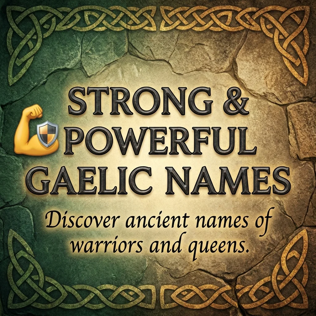 💪 Strong & Powerful Gaelic Names