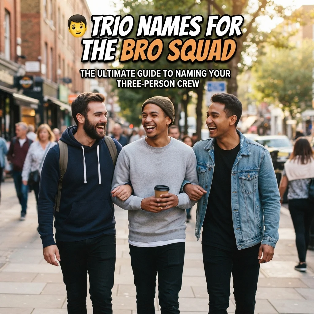 👦 Trio Names for the Bro Squad