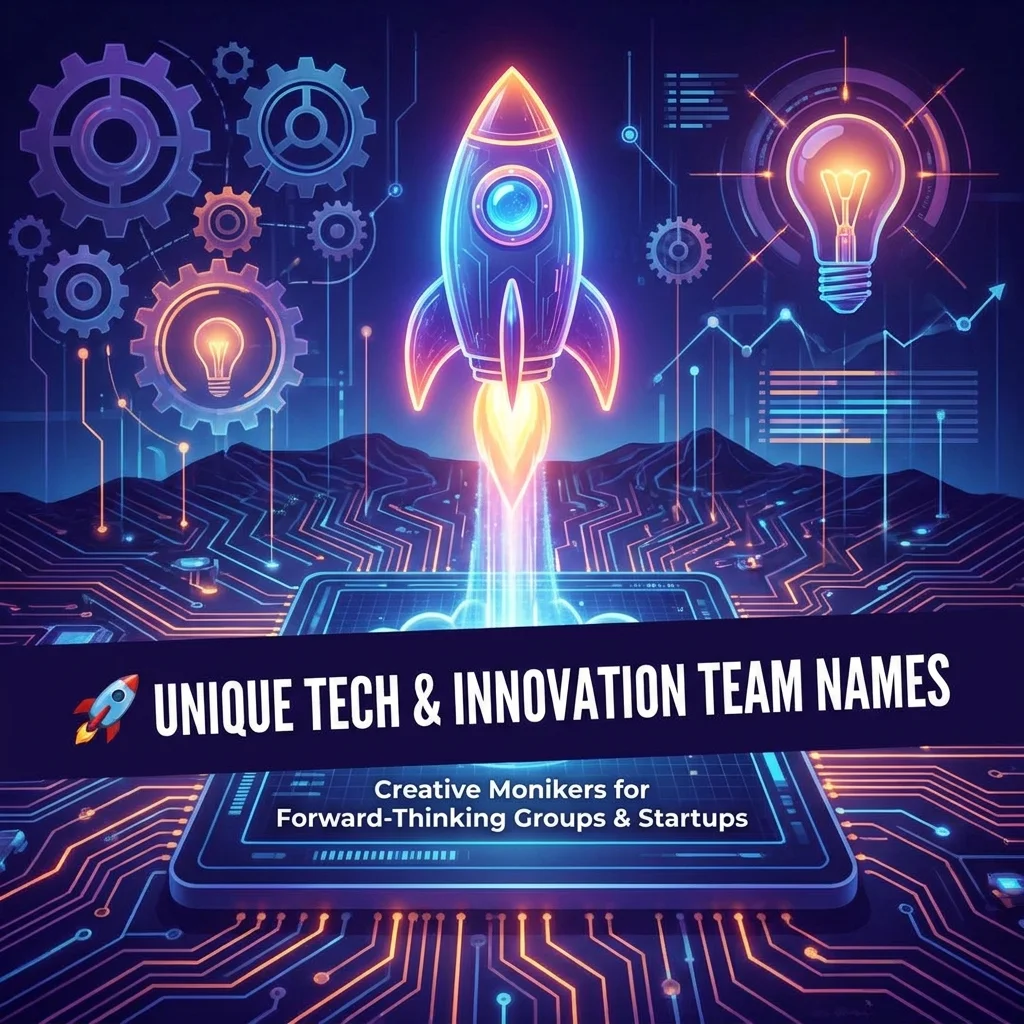 ๐ Unique Tech & Innovation Team Names