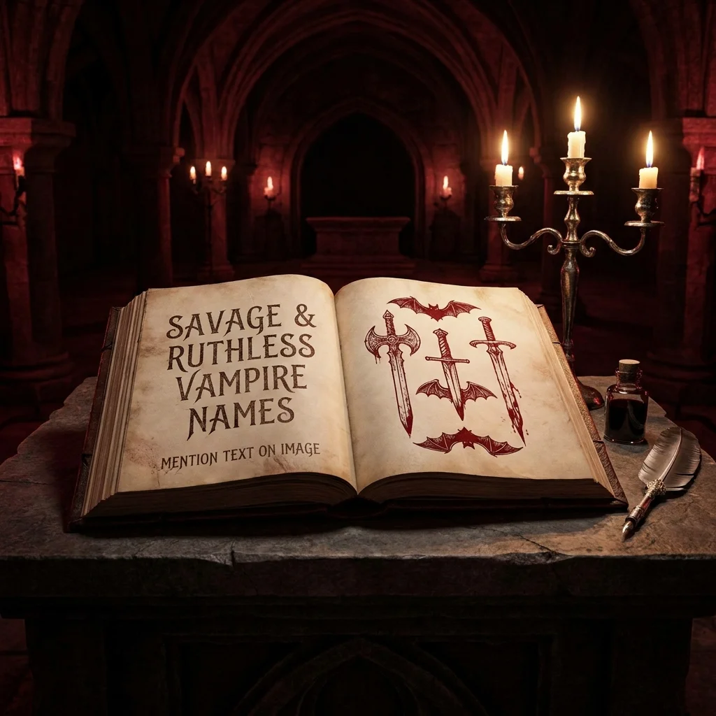 💀 Savage & Ruthless Vampire Names
