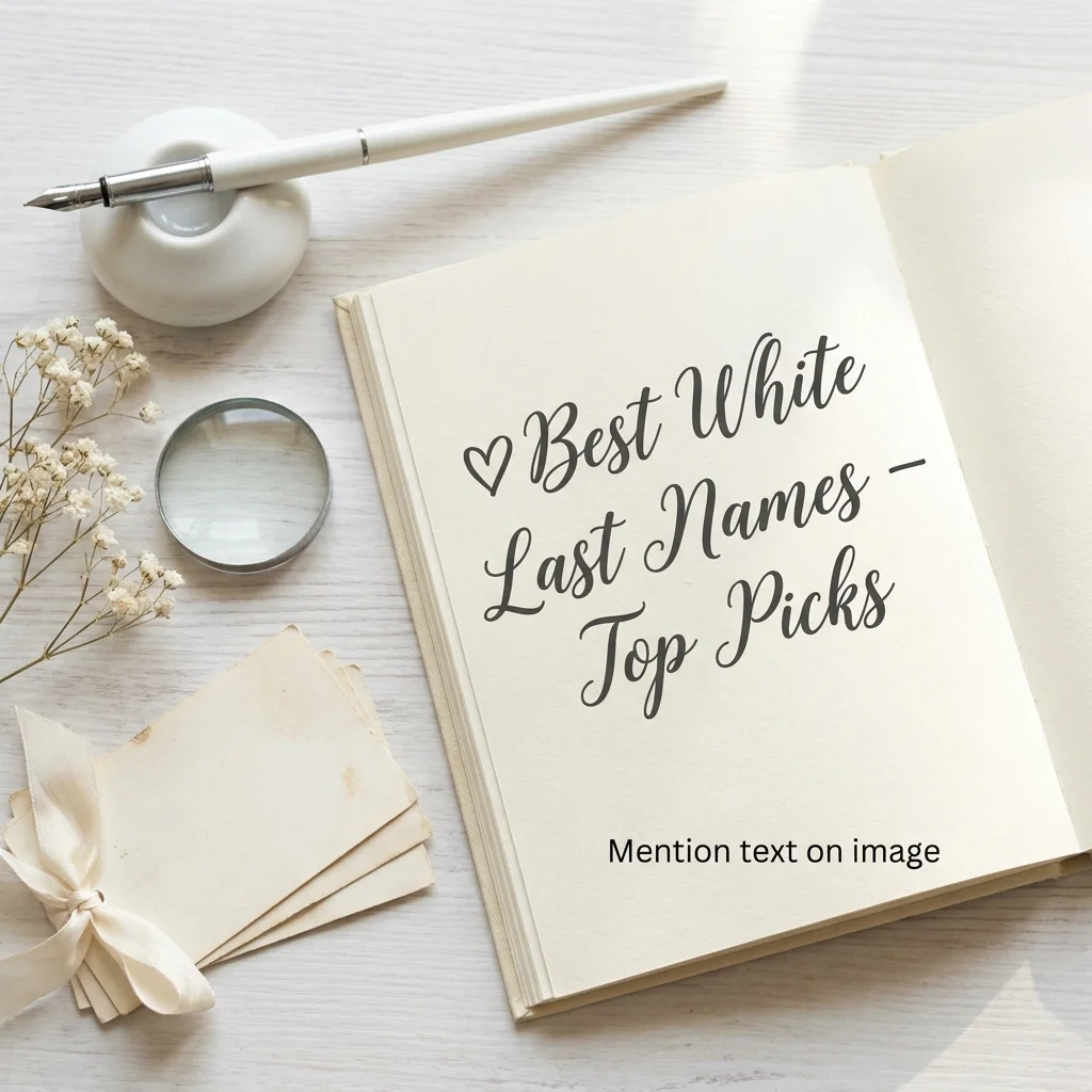 🤍 Best White Last Names – Top Picks