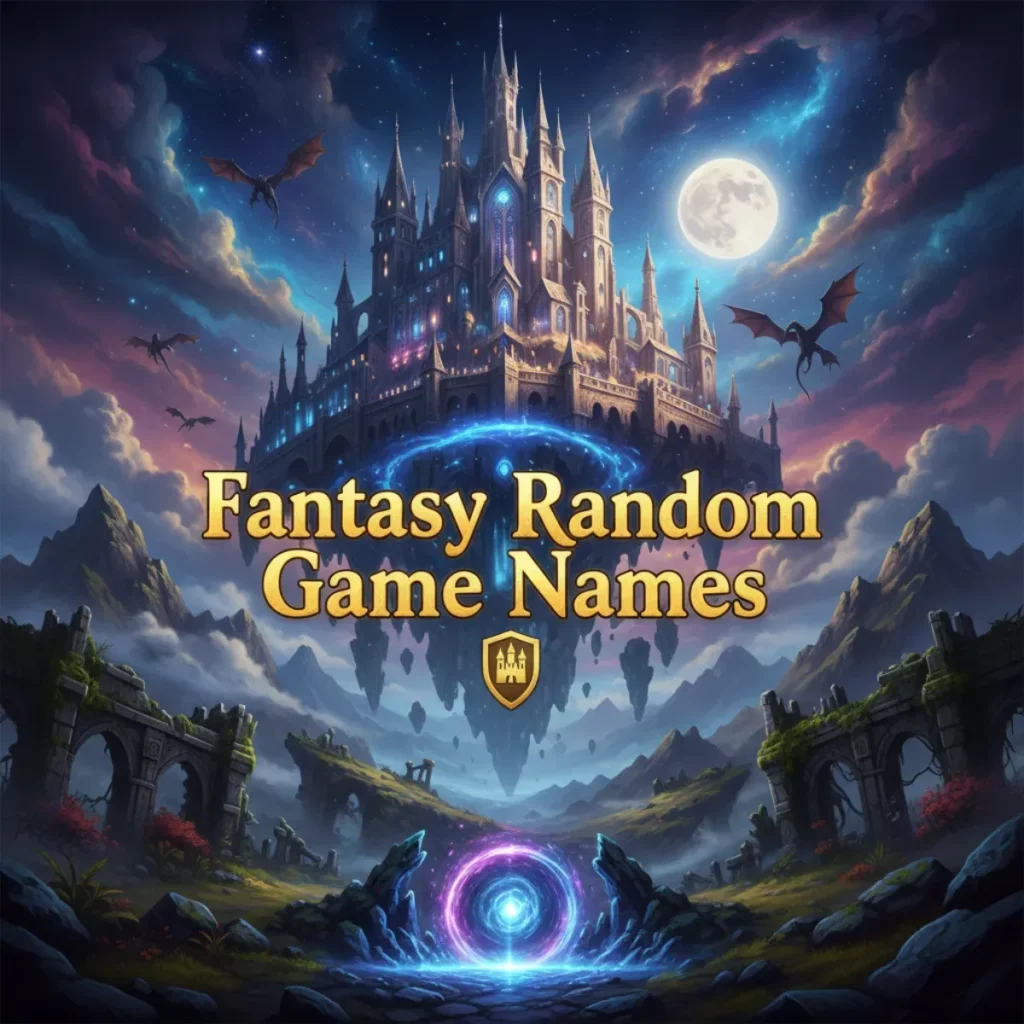 Fantasy Random Game Names 🏰