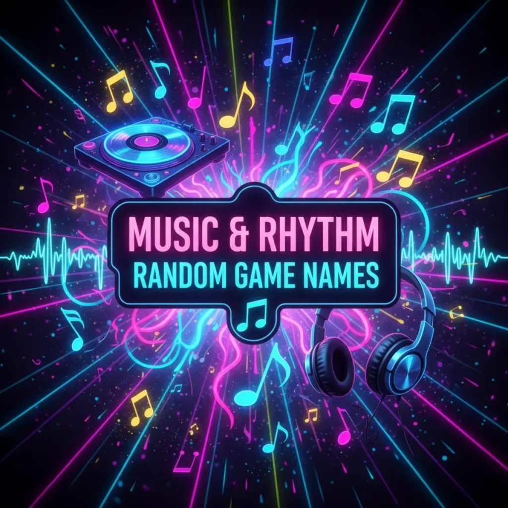 Music & Rhythm Random Game Names 🎵