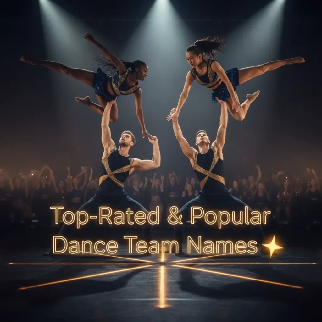 Top-Rated & Popular Dance Team Names ⭐