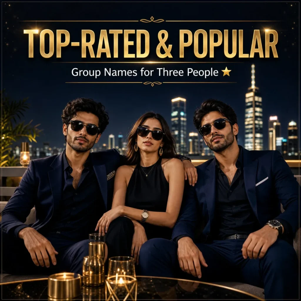 Top-Rated & Popular Group Names for Three People ⭐