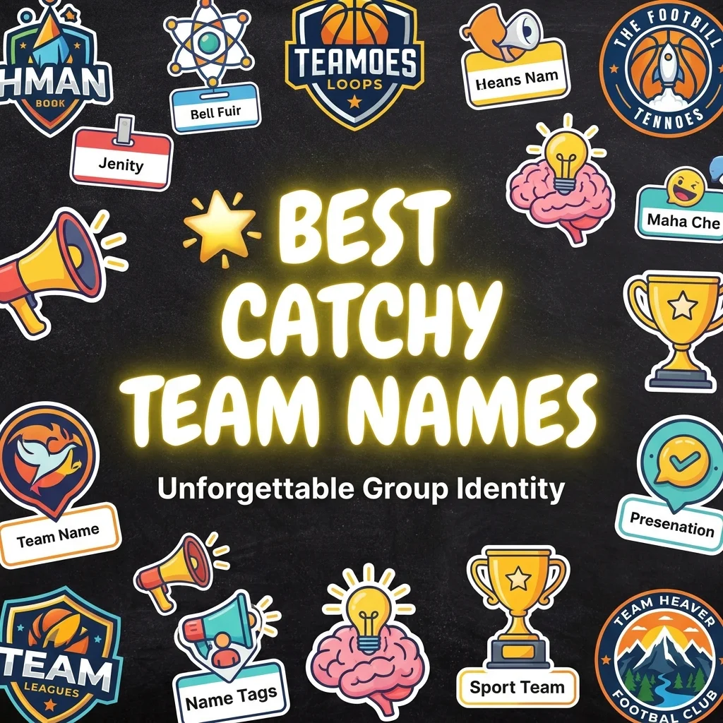 🌟 Best Catchy Team Names