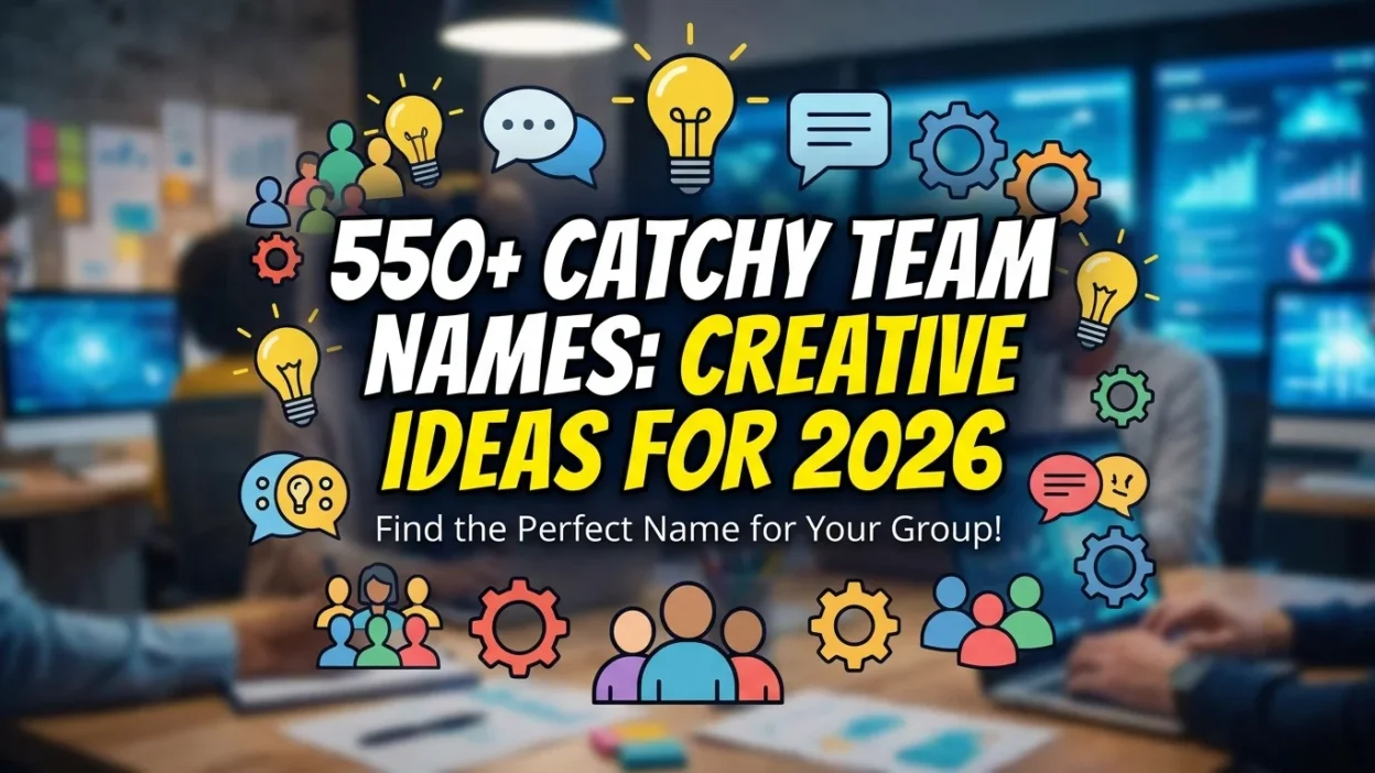 Catchy Team Names