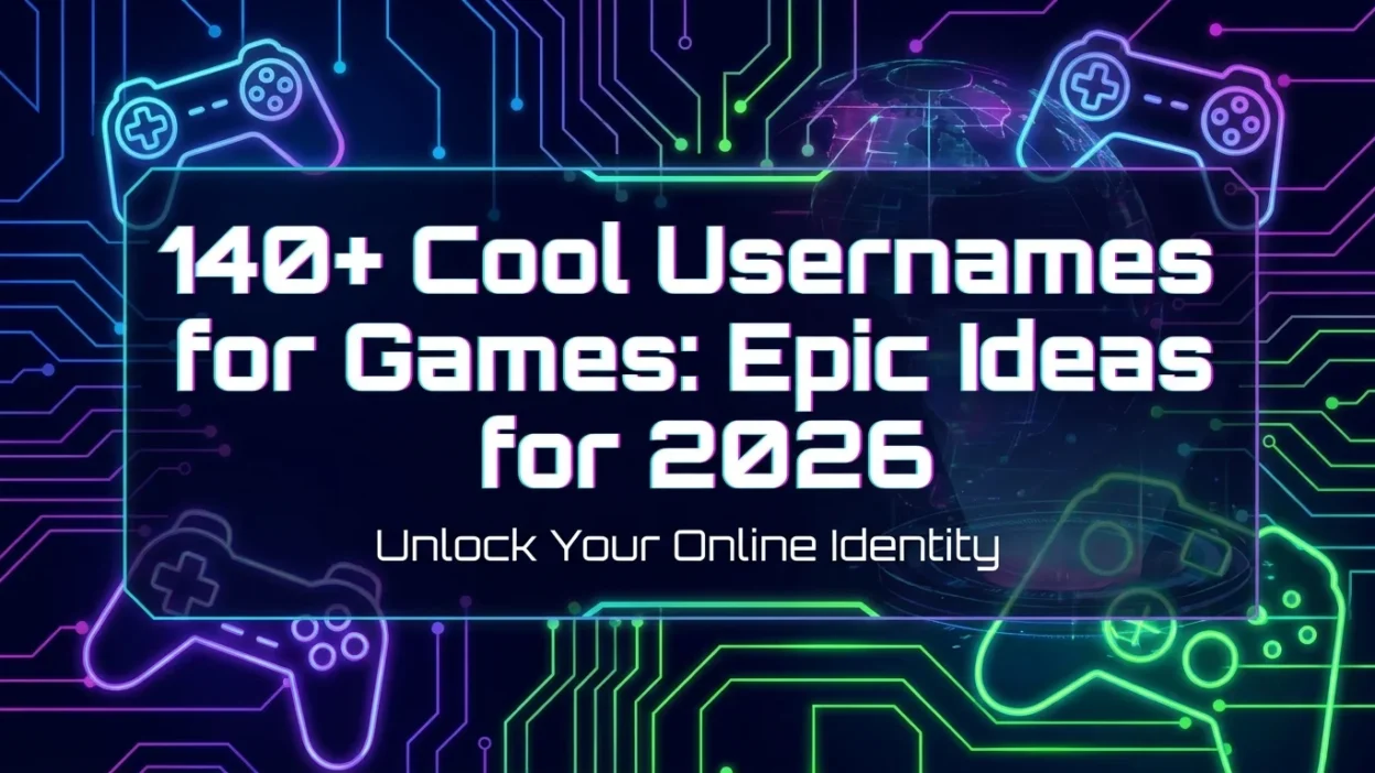 Cool Usernames for Games