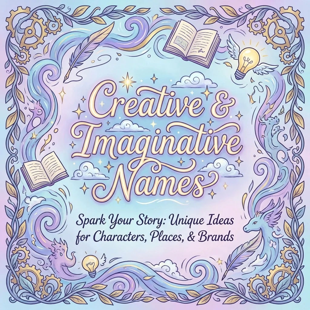 Creative and imaginative names with unique ideas for teams, groups, and gaming communities