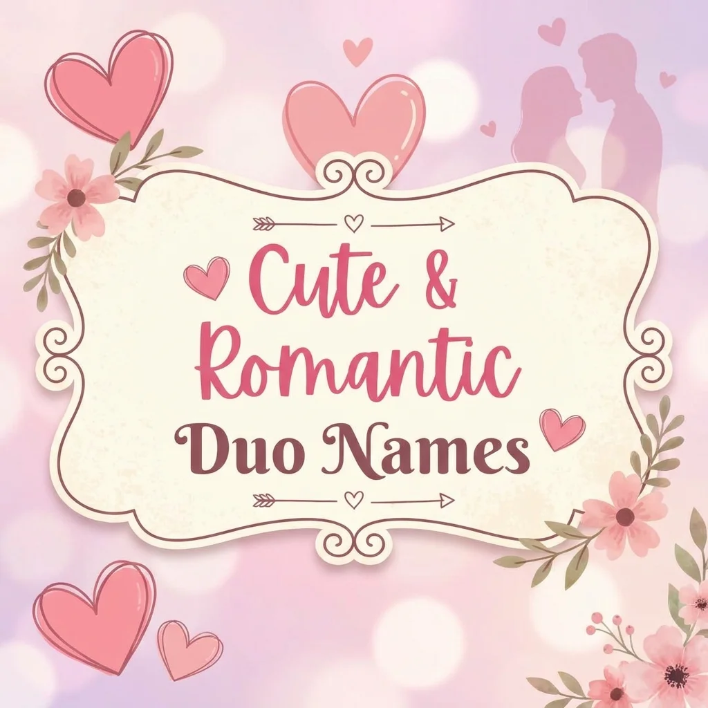 ๐ Cute & Romantic Duo Names