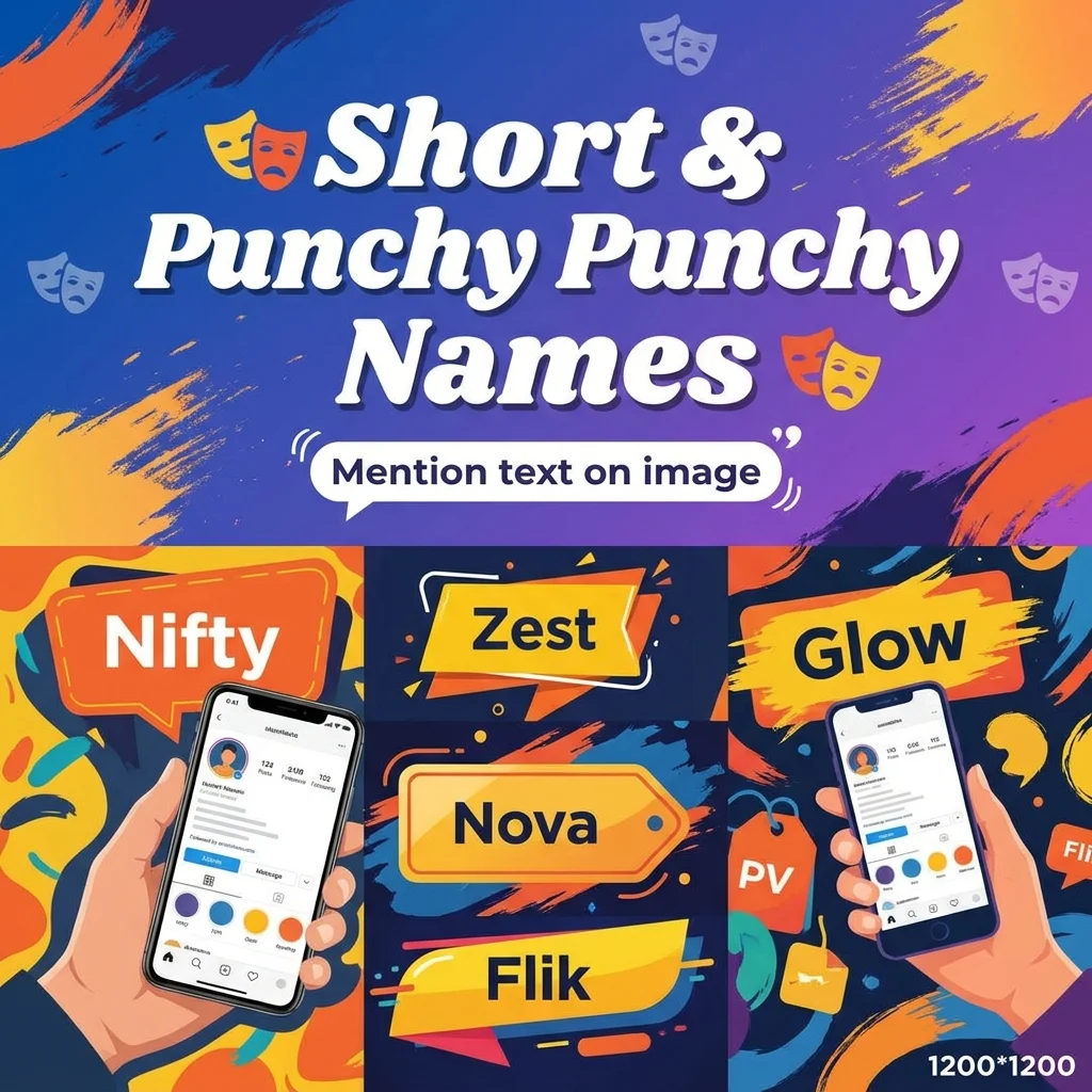 🎭 Short & Punchy Names