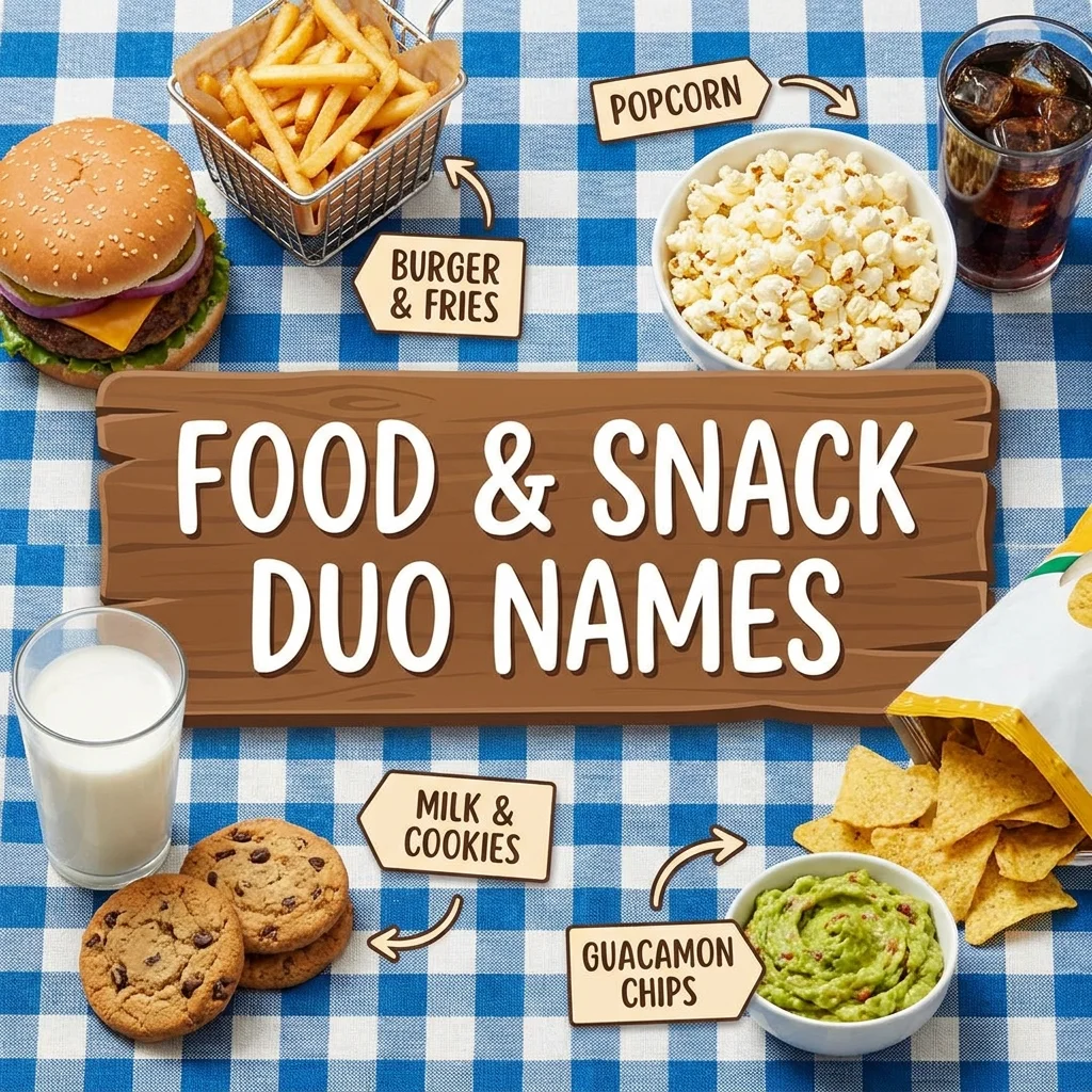 ๐ Food & Snack Duo Names