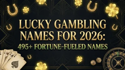 Lucky gambling names for 2026 featuring 495+ fortune-inspired, winning, lucky, and creative name ideas