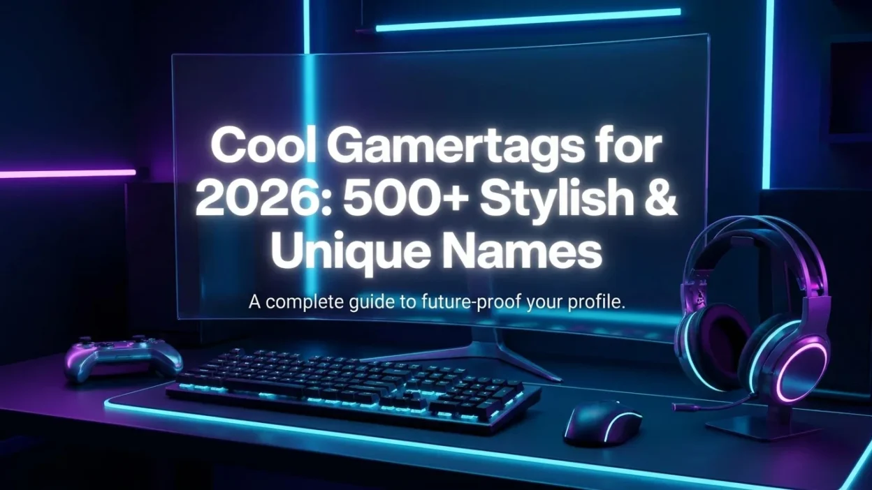 Cool gamertags for 2026 featuring 500+ stylish, unique, creative, and memorable gaming username ideas