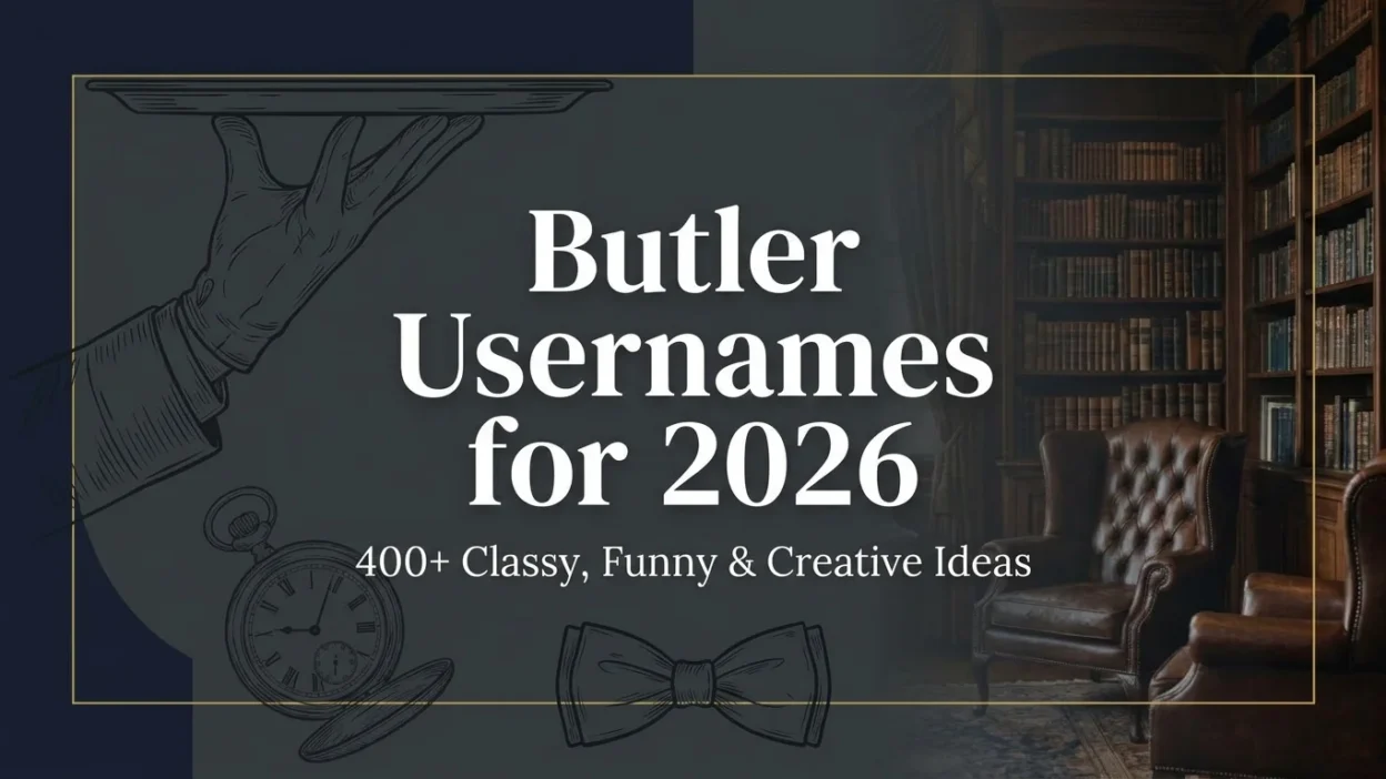 Butler usernames for 2026 featuring 400+ classy, funny, creative, elegant, and sophisticated name ideas