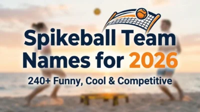 Spikeball team names for 2026 featuring 240+ funny, cool, competitive, and creative team name ideas