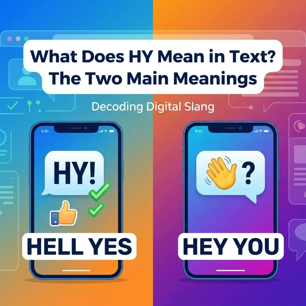 : What does HY mean in text? The two main meanings explained clearly