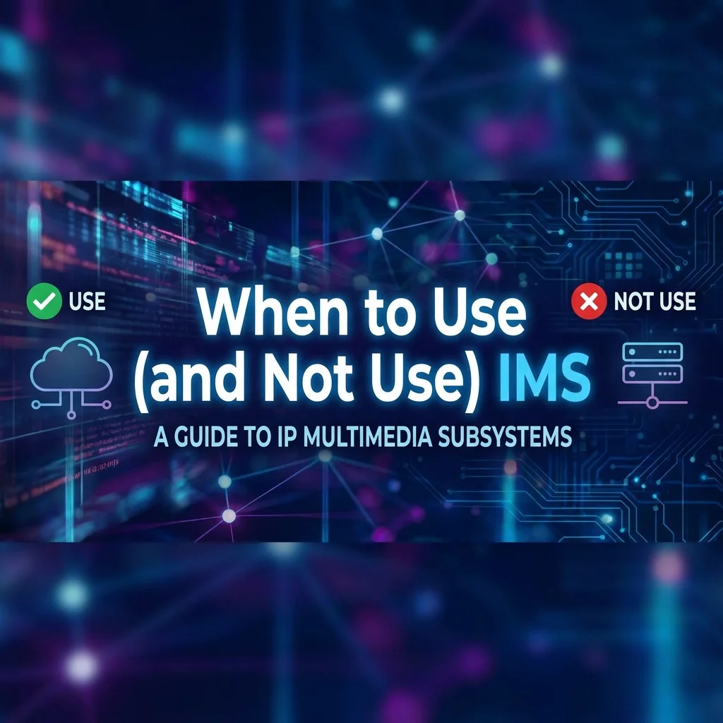 When to use and not use IMS with clear guidance on appropriate IMS applications