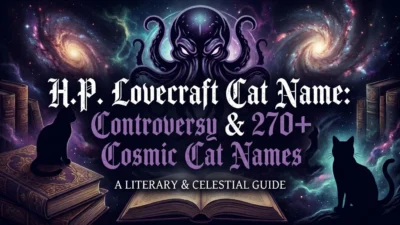 H.P. Lovecraft cat names with 270+ cosmic, mysterious, and otherworldly ideas