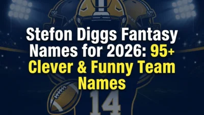 Stefon Diggs fantasy names for 2026 featuring 95+ clever, funny, creative, and football-inspired team name ideas