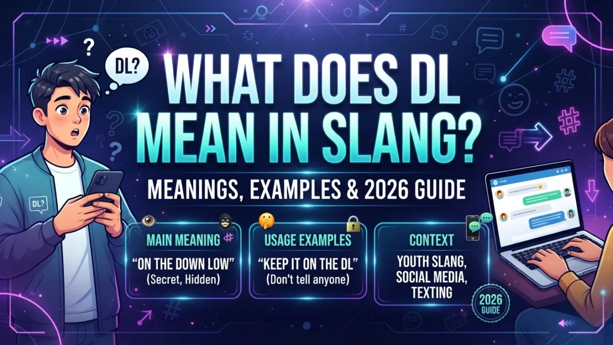 DL slang meaning explained with common definitions, examples, texting uses, and 2026 context