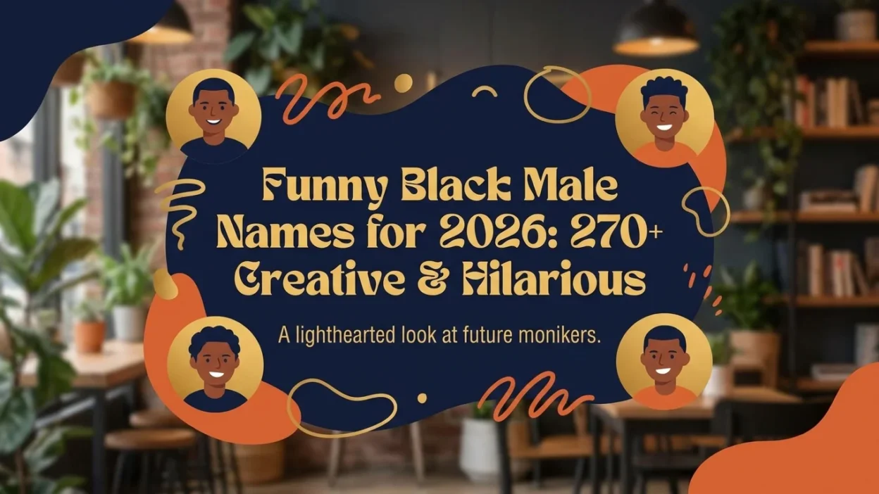 Funny Black male names for 2026 featuring 270+ creative, hilarious, and playful name ideas
