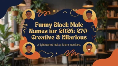 Funny Black male names for 2026 featuring 270+ creative, hilarious, and playful name ideas