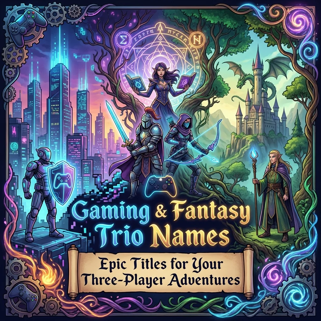 ๐ฎ Gaming & Fantasy Trio Names
