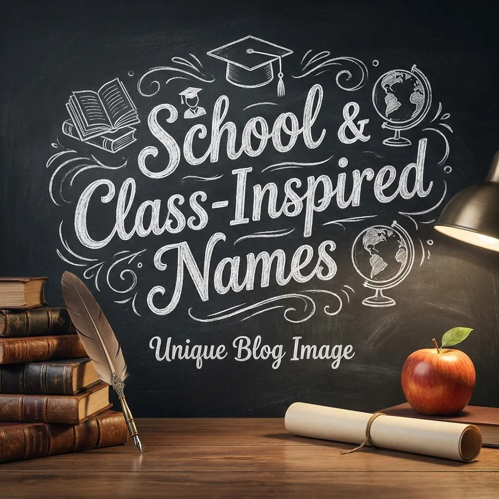 School and class-inspired names featuring funny, creative, cool, and unique Kahoot username ideas