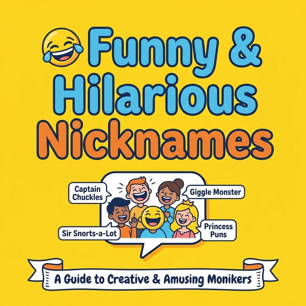 😂 Funny & Hilarious Nicknames