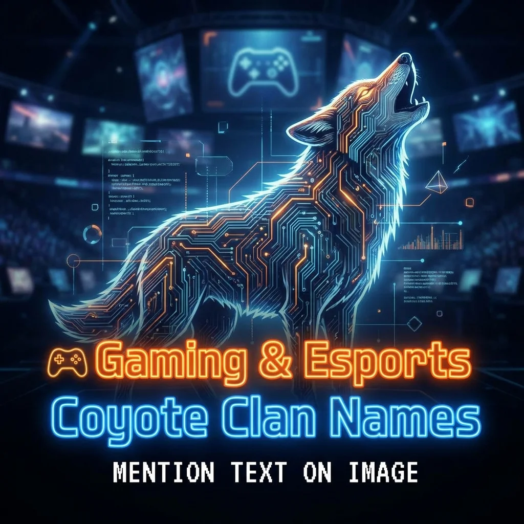 ๐ฎ Gaming & Esports Coyote Clan Names
