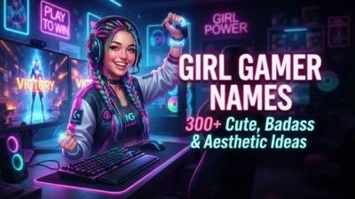 Girl gamer names with 300+ cute, badass, aesthetic, and unique gaming name ideas