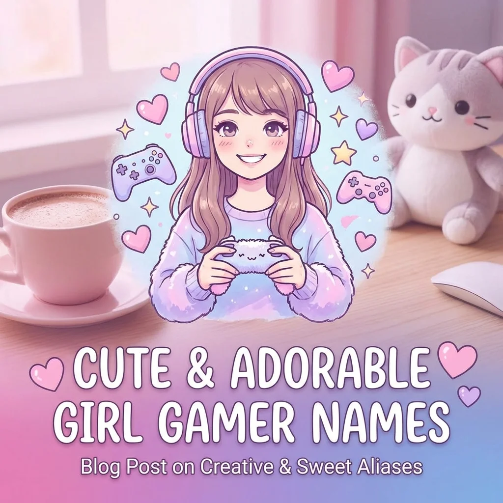 ๐ Cute & Adorable Girl Gamer Names