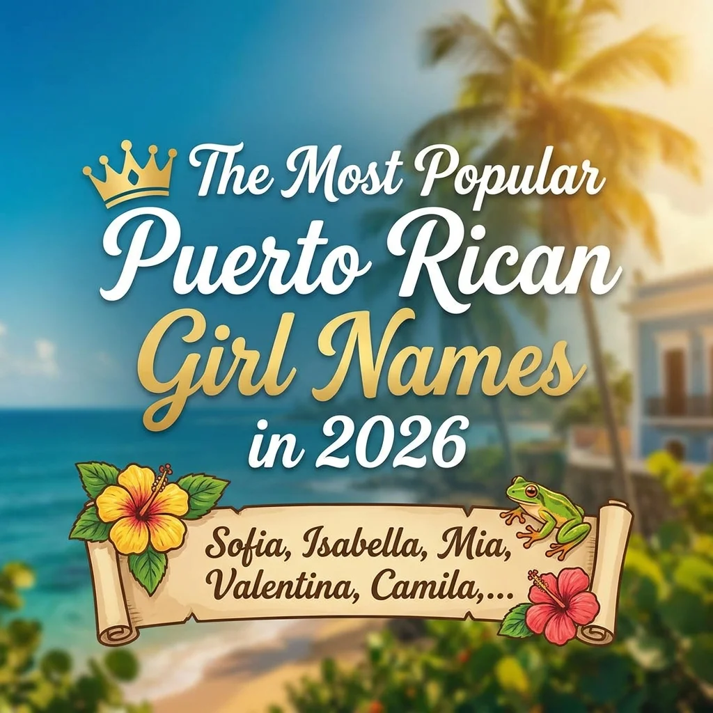 👑 The Most Popular Puerto Rican Girl Names in 2026