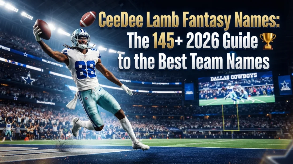 CeeDee Lamb fantasy names with 145+ best team name ideas for 2026