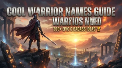 Cool warrior names with 300+ epic, badass, powerful, and legendary ideas for gamers and characters