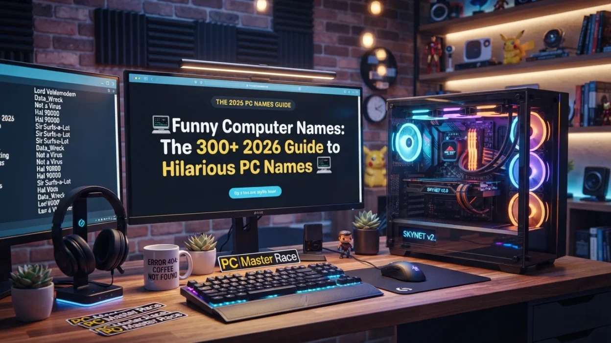 Funny computer names with 300+ hilarious PC name ideas for 2026