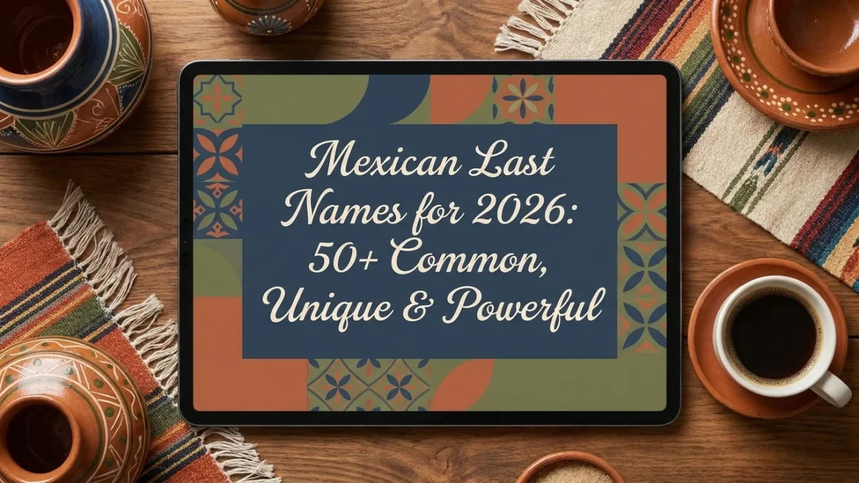 Mexican last names for 2026 featuring 50+ common, unique, powerful, traditional, and culturally inspired surname ideas